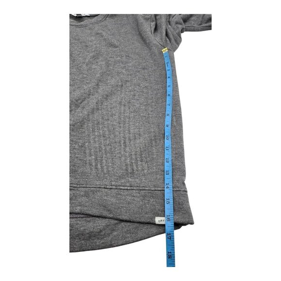 Orvis Shirt Men M Gray Outdoors Modal Crewneck Warm Preppy minimalist Career - Picture 3 of 7